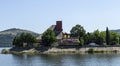 Ã¢â¬Å¾SeagullÃ¢â¬Â restaurant Restaurant pescarus built on the bank of the Danube in Orsova, Mehedinti, Romania.